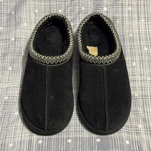 Ugg Tasman Slippers Black Size 8 GUC!